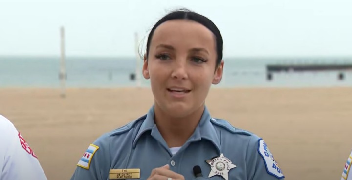 police officer rescues drowning woman