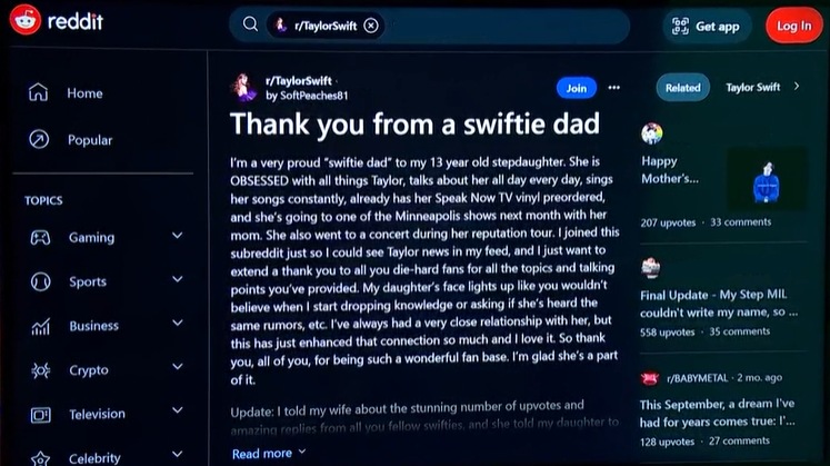 thank you swiftie dad