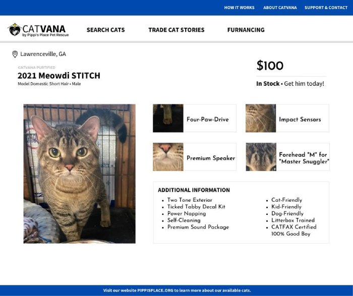 cat listings like cars