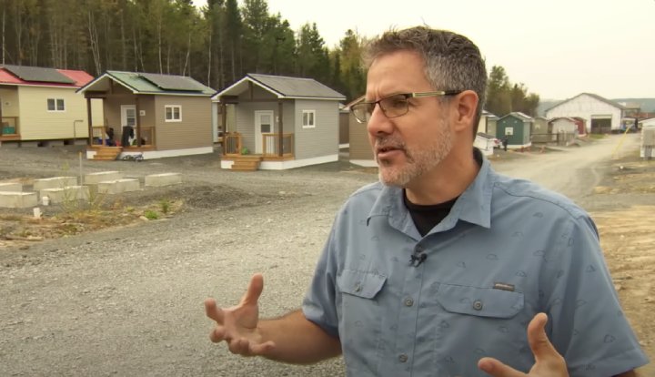 millionaire builds tiny homes for homeless