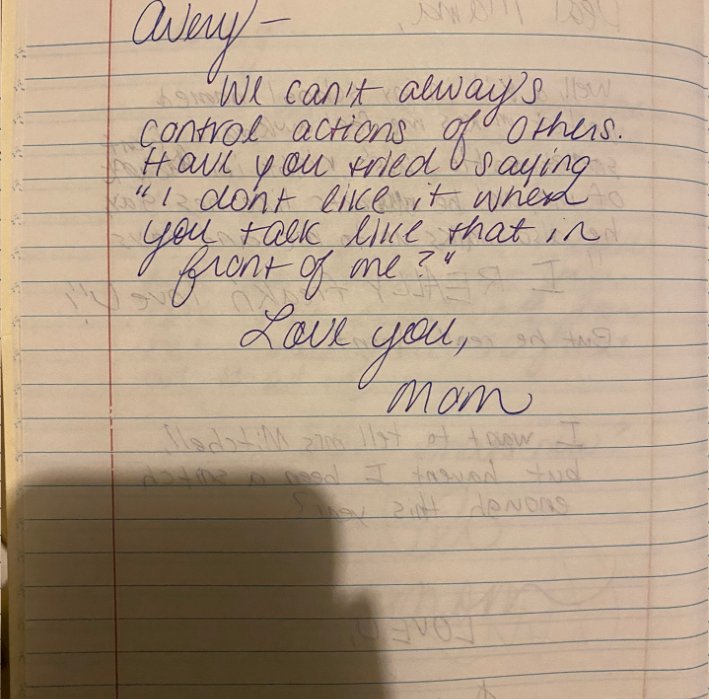 mom daughter diary