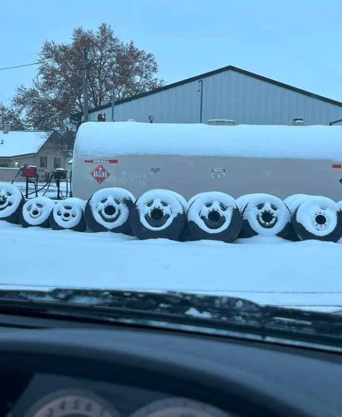 happy tires snow