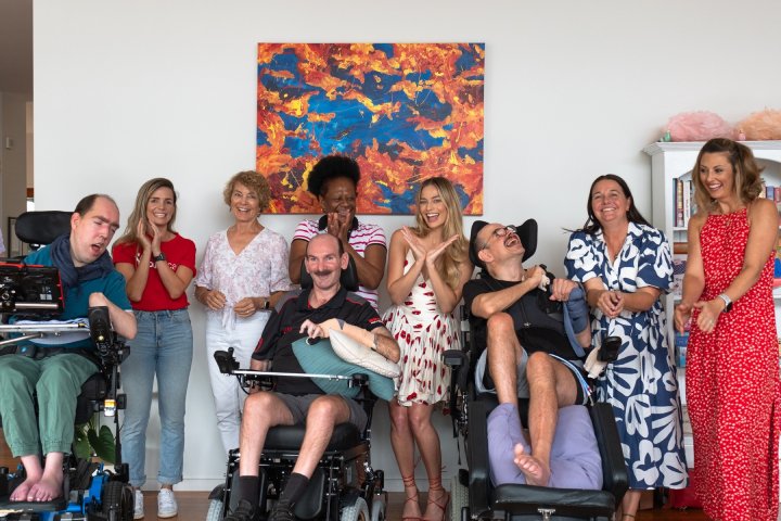 margot robbie disability home