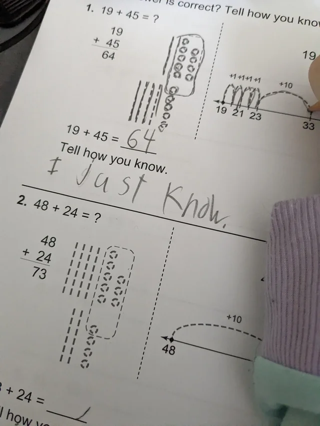 math problem funny kid answer