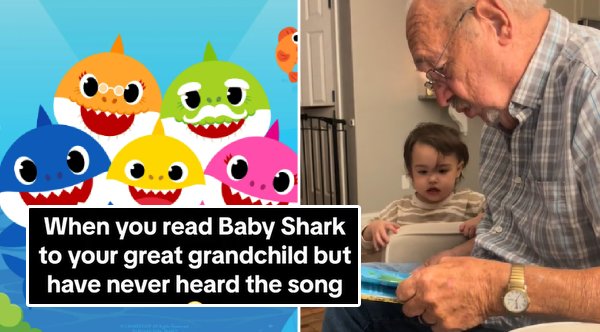 The older you will get: Baby Shark