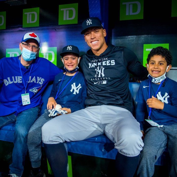kid meets aaron judge toronto