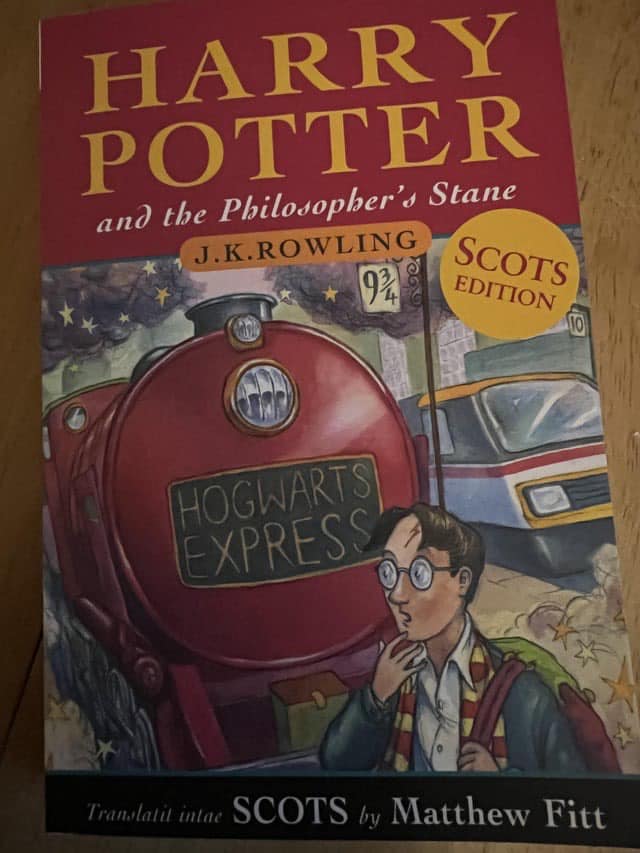 harry potter Scottish edition