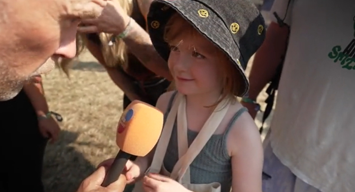 little girl tells news she has a boyfriend live tv bbc