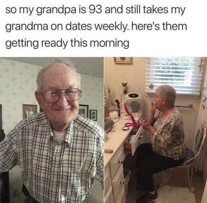grandpa is 93 still takes wife on dates