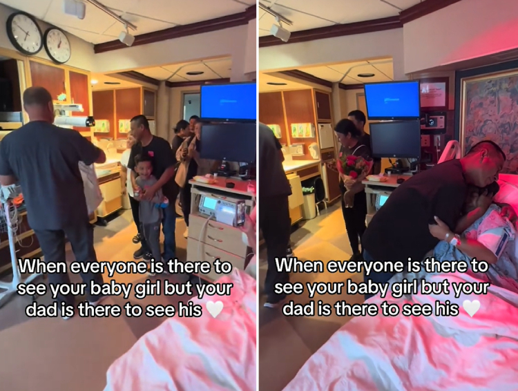 dad daughter heartwarming moment
