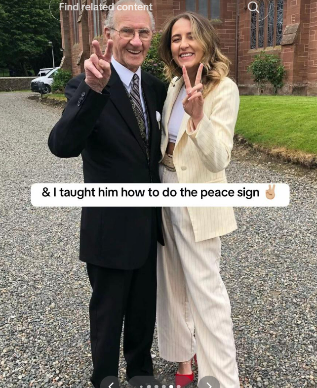 woman befriends elderly man cute story