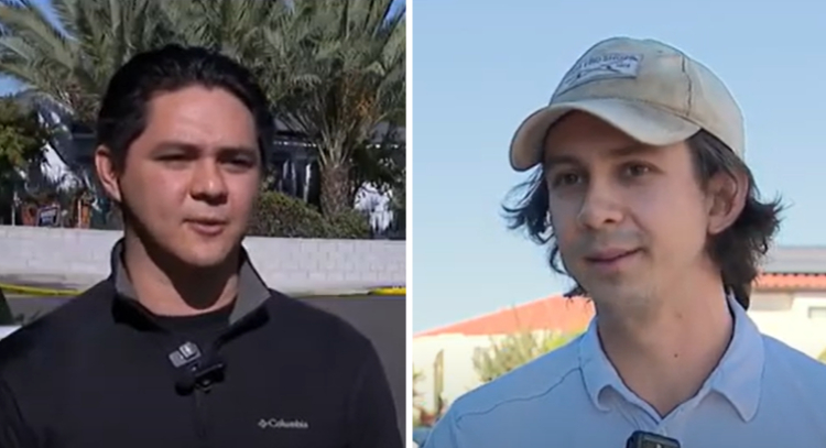 two brothers help put out fires