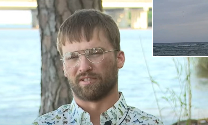 fisherman saves woman drowning rip current