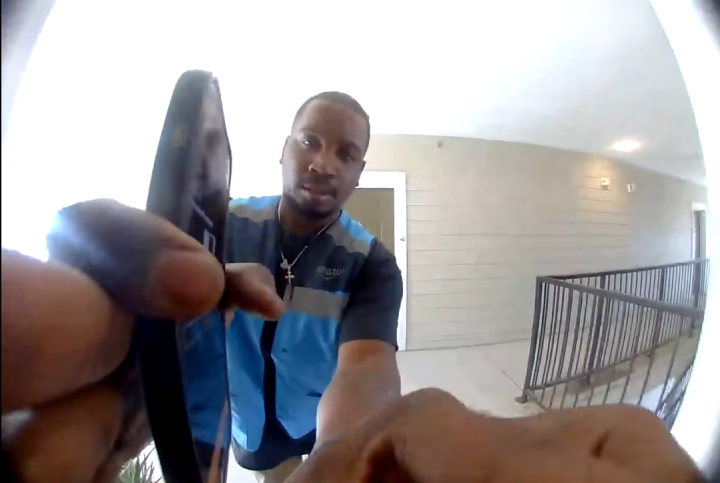 Amazon delivery driver happy news