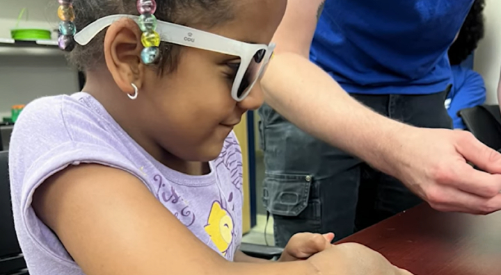 ODU students create prosthetic for child