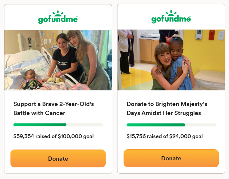 Swifties raise money for kids in hospitals