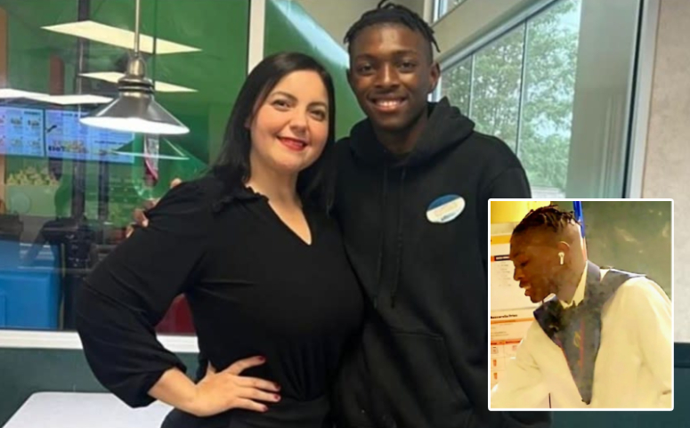 woman raises money for teen burger king graduation