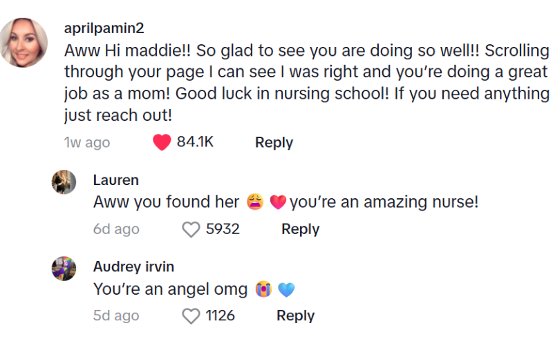 teen mom note from nurse April