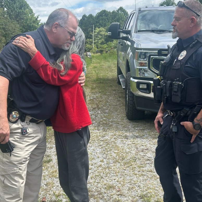 drone finds missing woman