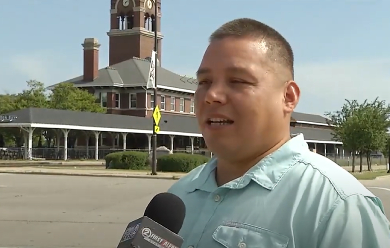 homeless man hero story