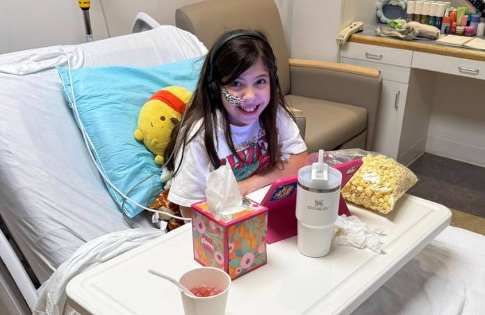 girl calls dad new heart
