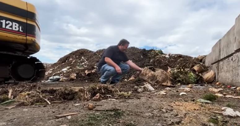 man finds missing wedding rings at dump