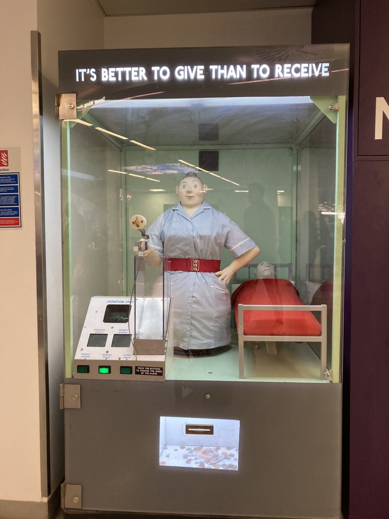 nurse donations machine Guys Hospital London