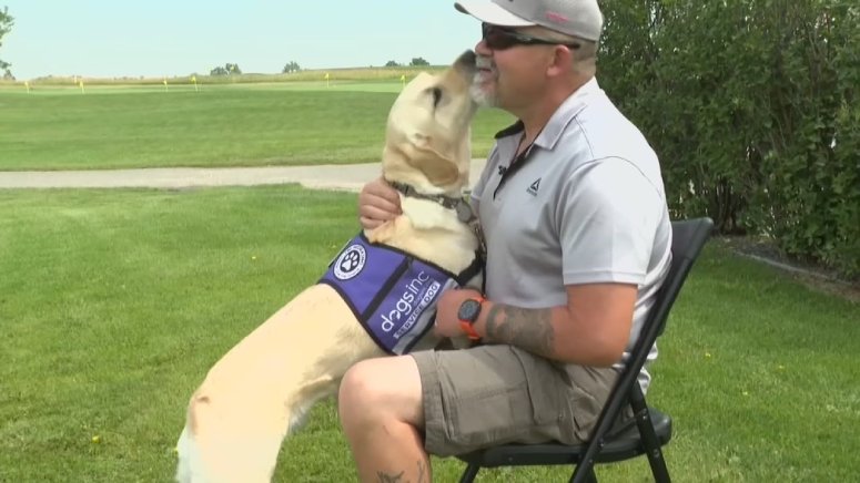 service dog saves veteran