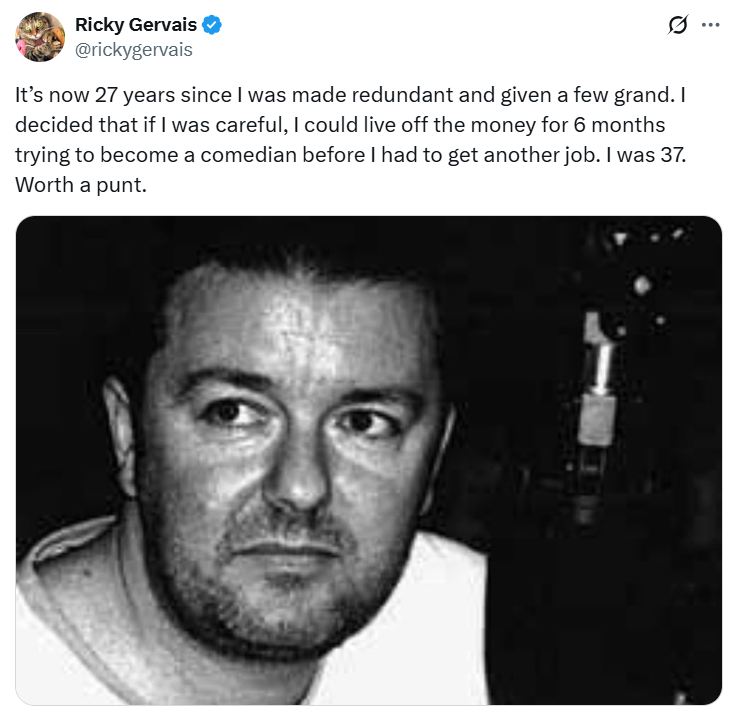 ricky Gervais inspiration