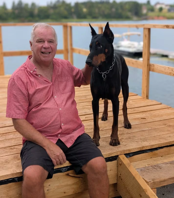 dog hero saves owner from grizzly