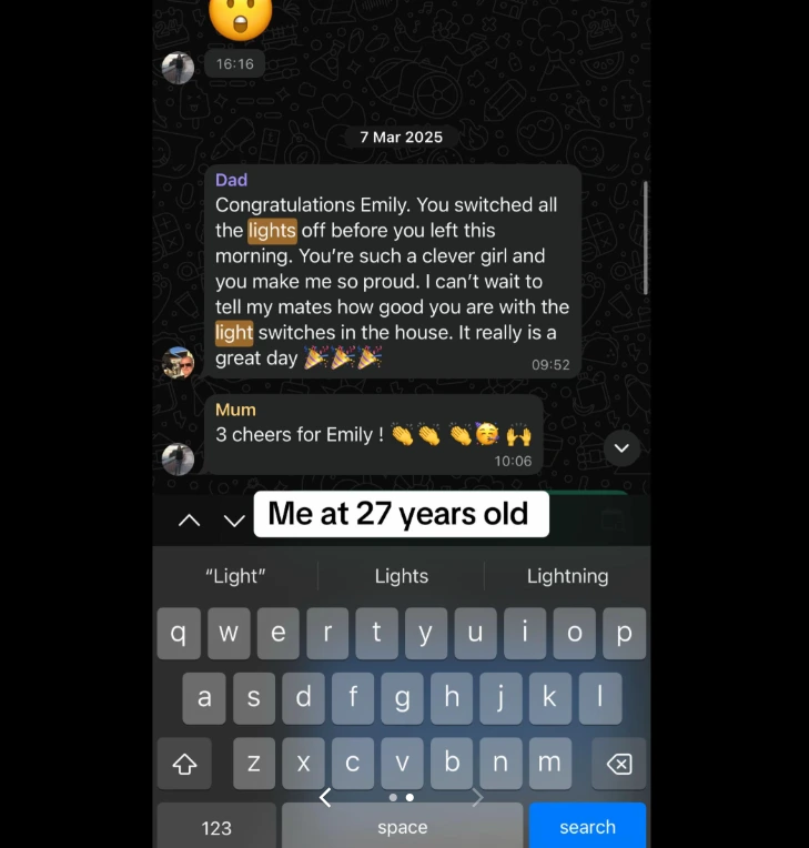 mom and dad funny text to daughter