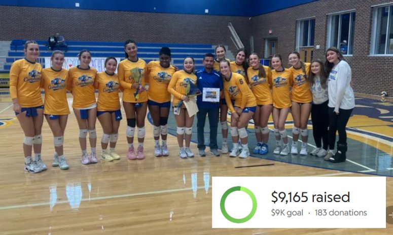 volleyball team buys car for school janitor
