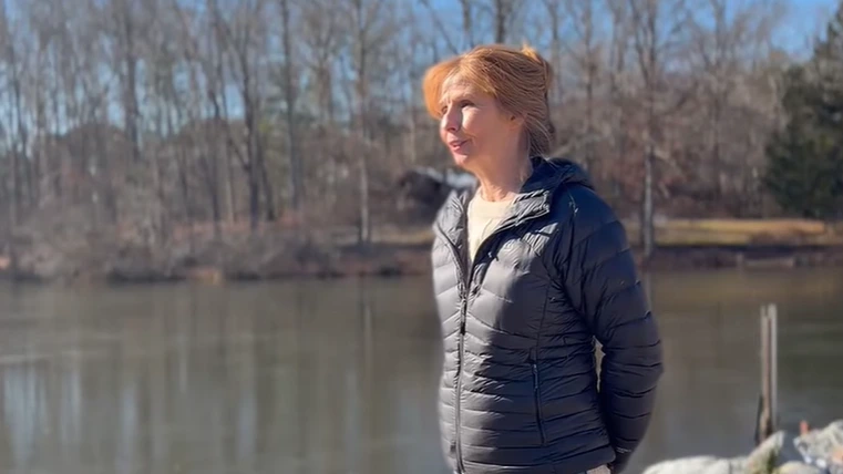woman saved by guardian angel