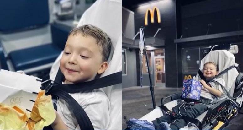 kid McDonalds pitstop hospital