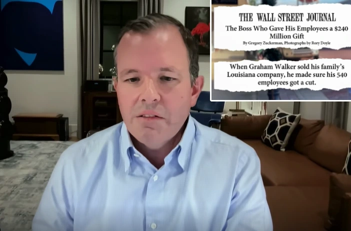 boss gives millions to employees