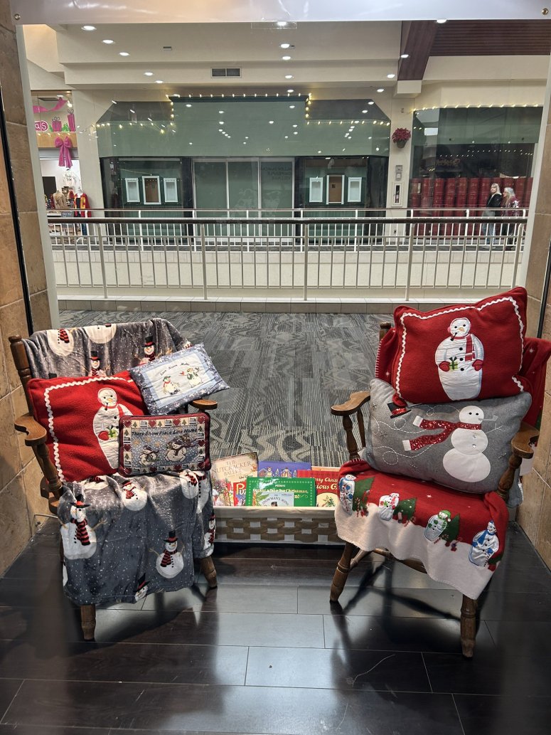 husband rents mall late wife snowman display