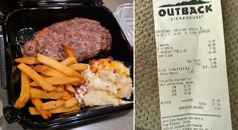 Outback dog last meal