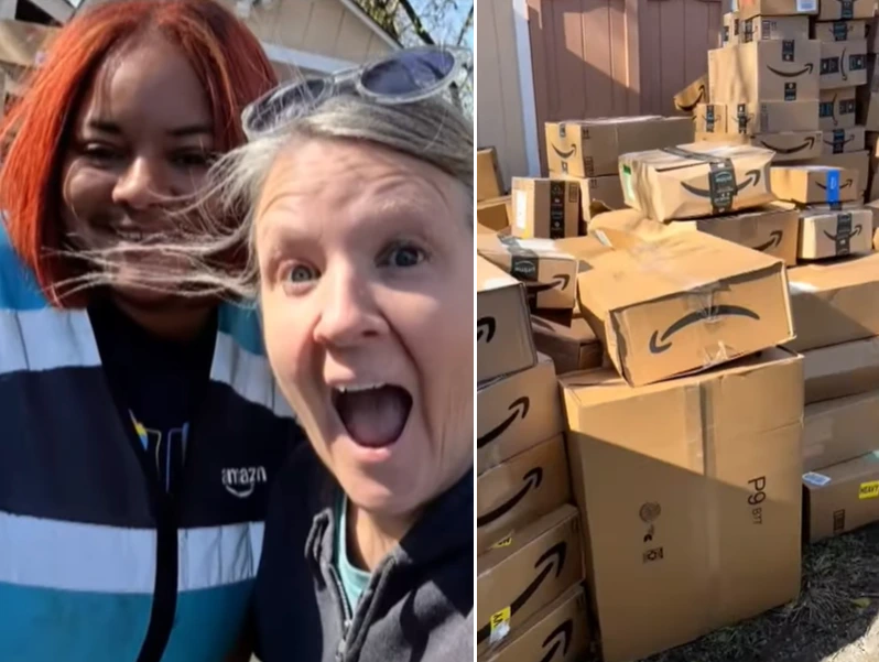 amazon packages Maryland driveway