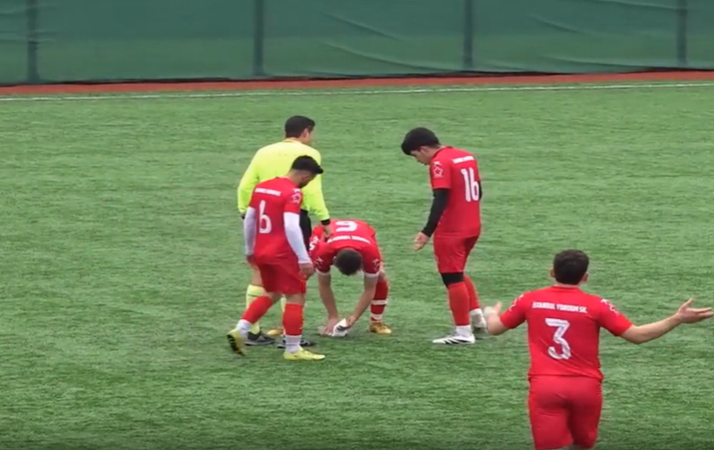 football player CPR seagull