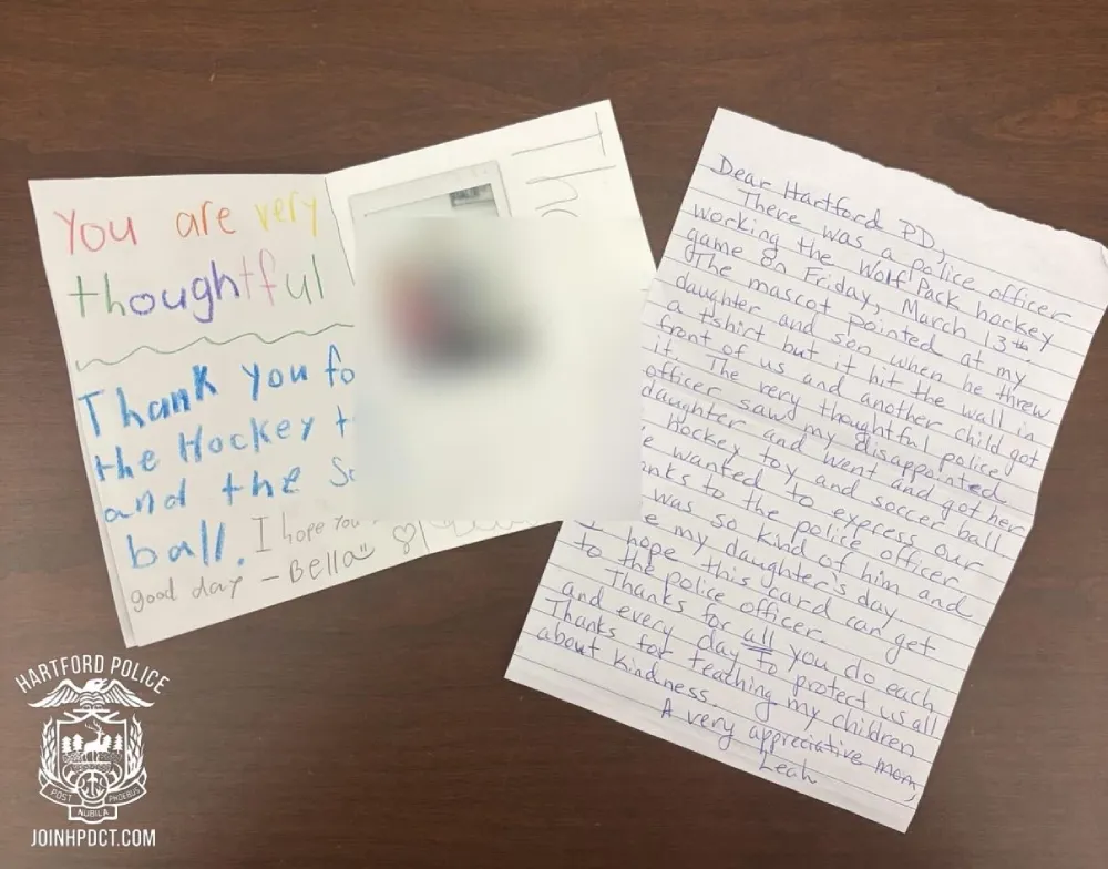 police officer kindness