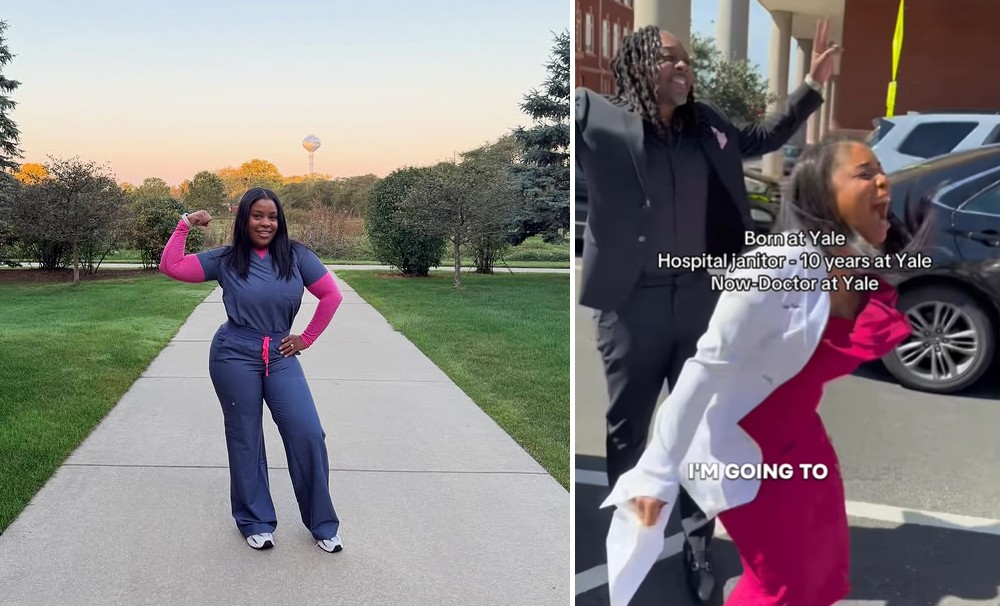 woman janitor returns to yale as doctor
