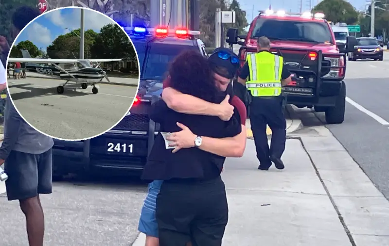 teen pilot lands plane on road